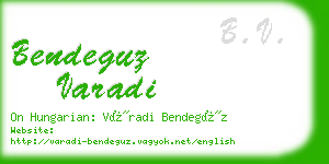 bendeguz varadi business card